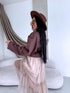 "CHOCO SPRITZ" - suede-like jacket